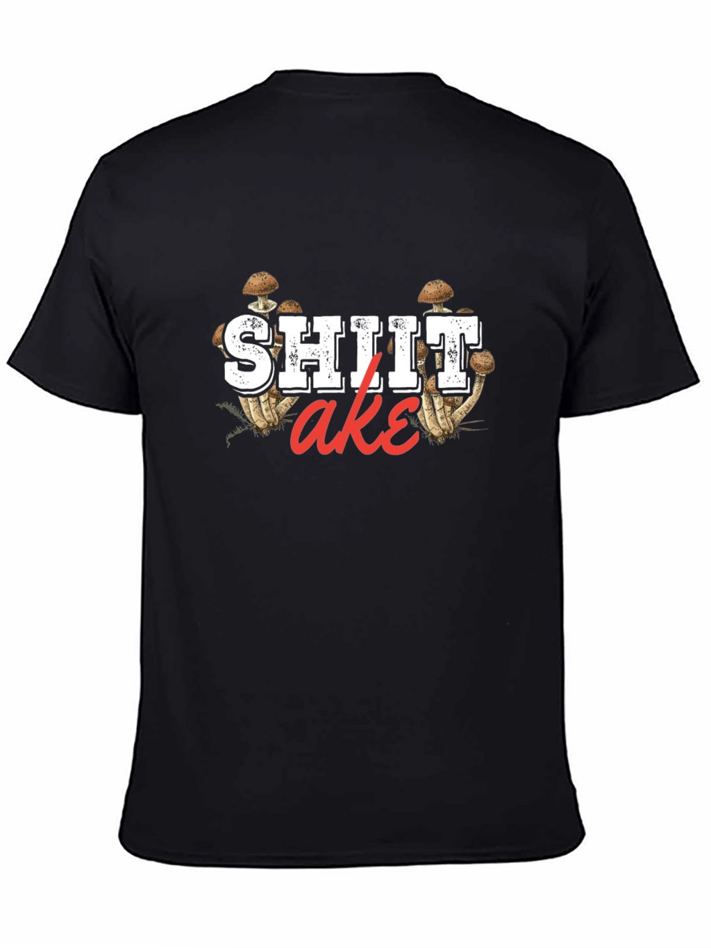 Shitake Mushroom Graphic Print Mens T-Shirt
