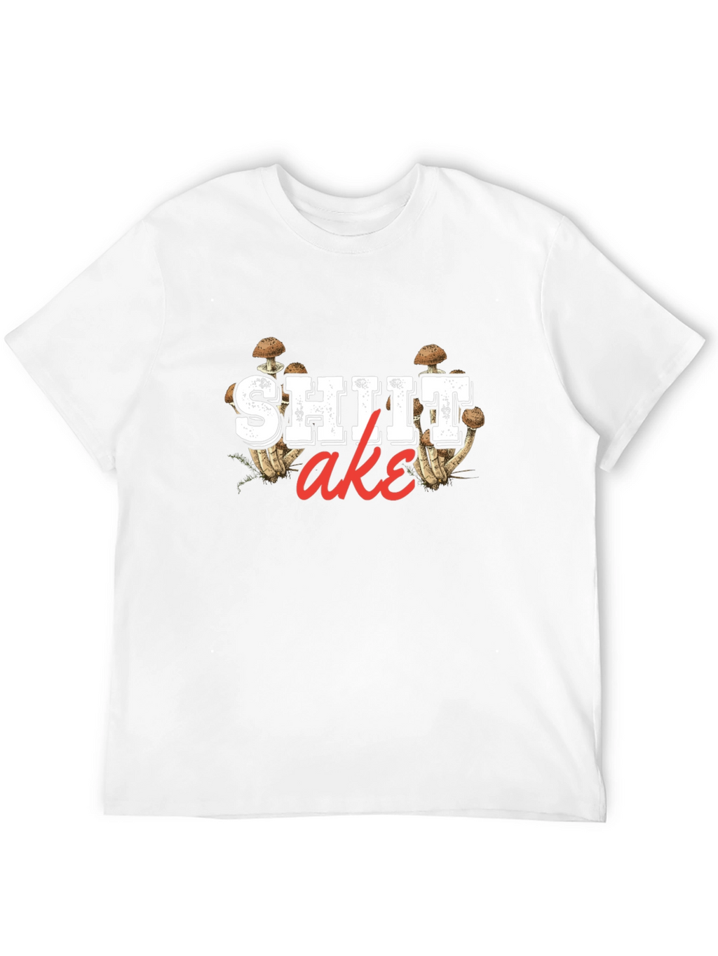 Shitake Mushroom Graphic Print Mens T-Shirt
