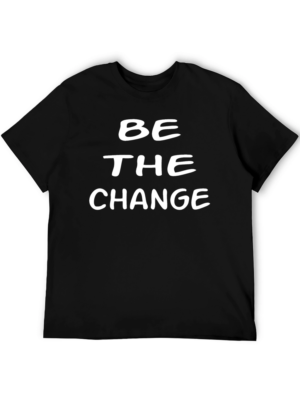 Be The Change Black Graphic Tee
