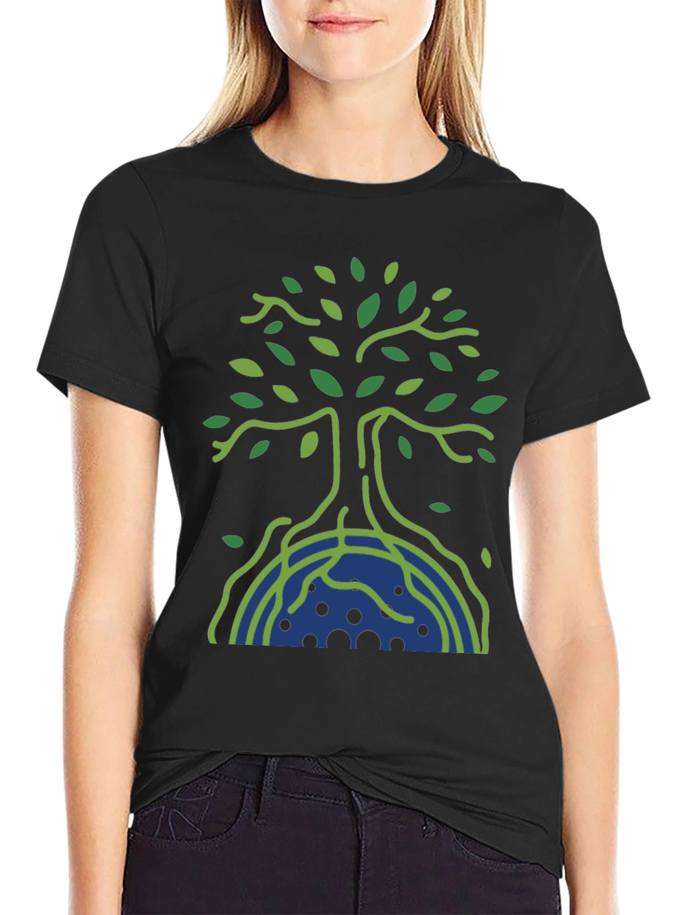 Eco Tree Graphic Tee - Nature Inspired Design