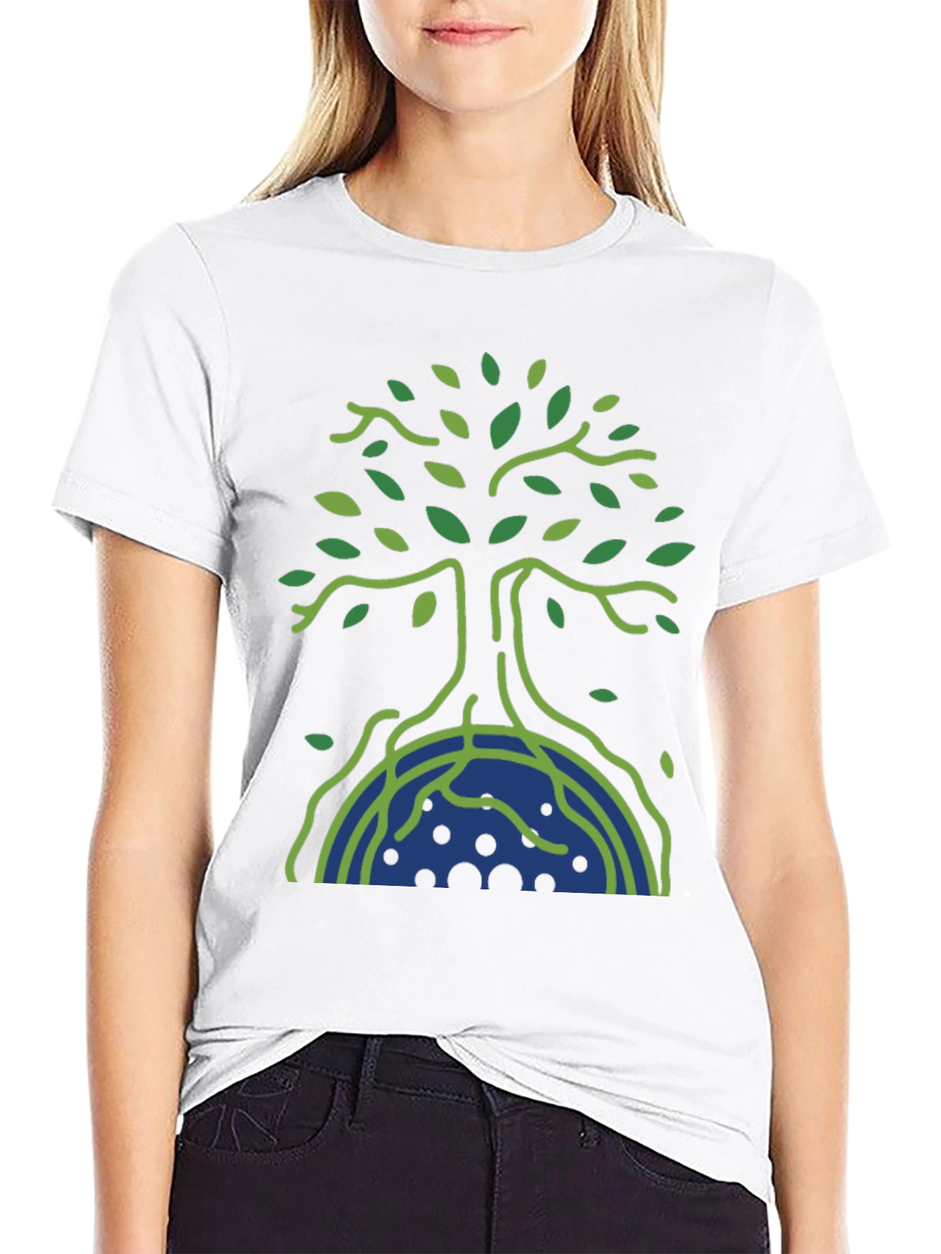 Eco Tree Graphic Tee - Nature Inspired Design