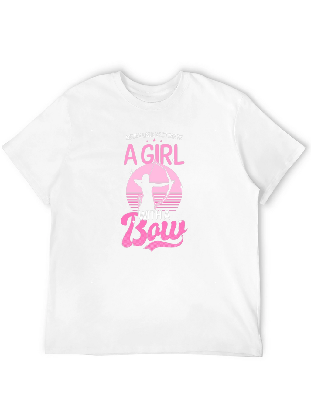 Girl with a Bow T-Shirt - Archery Graphic Tee