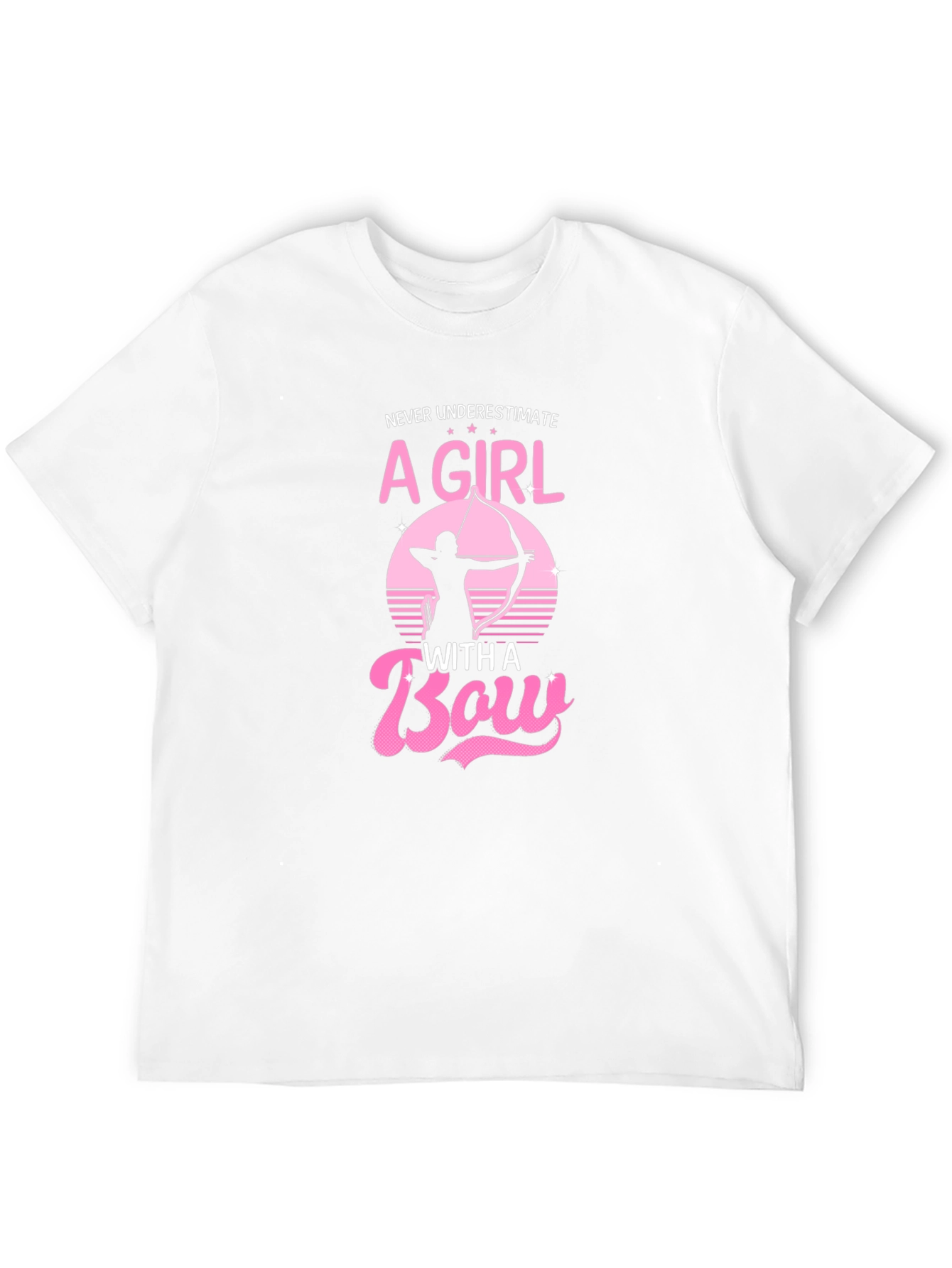 Girl with a Bow T-Shirt - Archery Graphic Tee