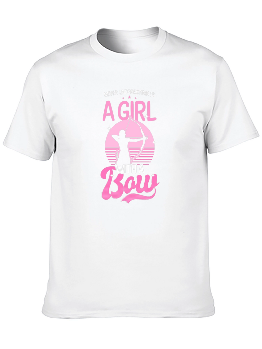 Girl with a Bow T-Shirt - Archery Graphic Tee