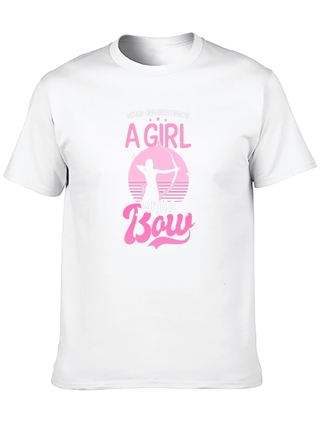 Girl with a Bow T-Shirt - Archery Graphic Tee