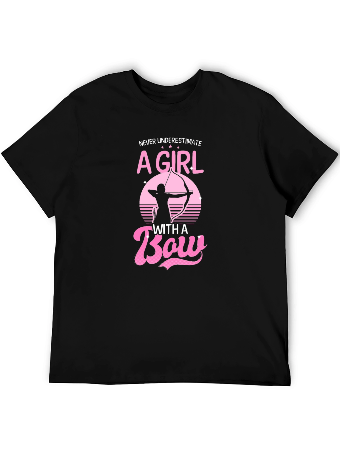 Girl with a Bow T-Shirt - Archery Graphic Tee