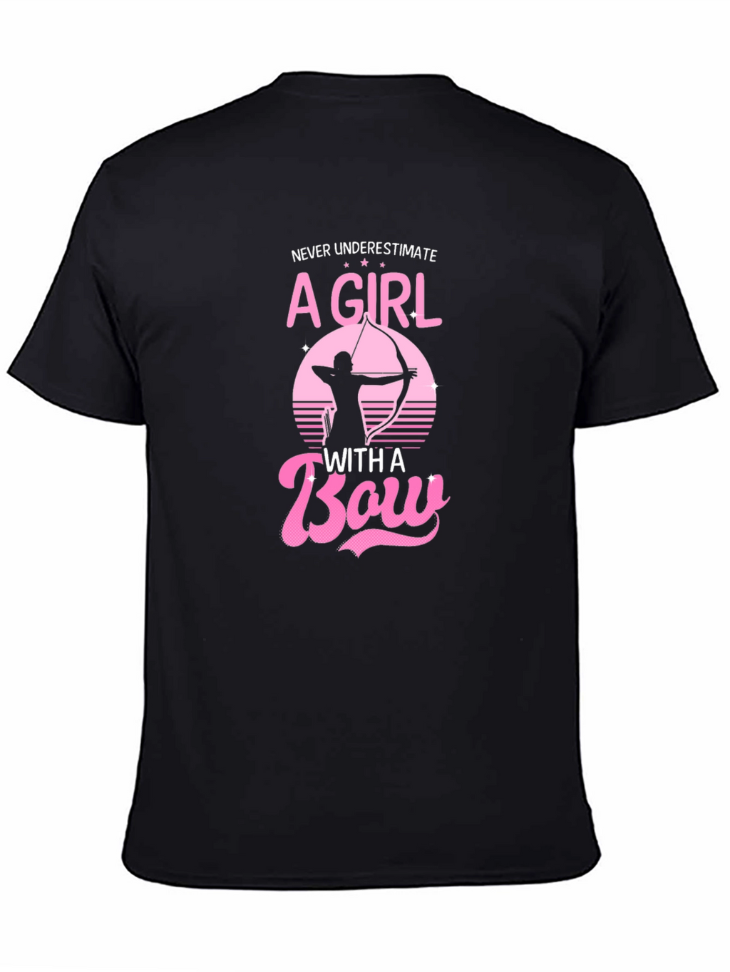 Girl with a Bow T-Shirt - Archery Graphic Tee