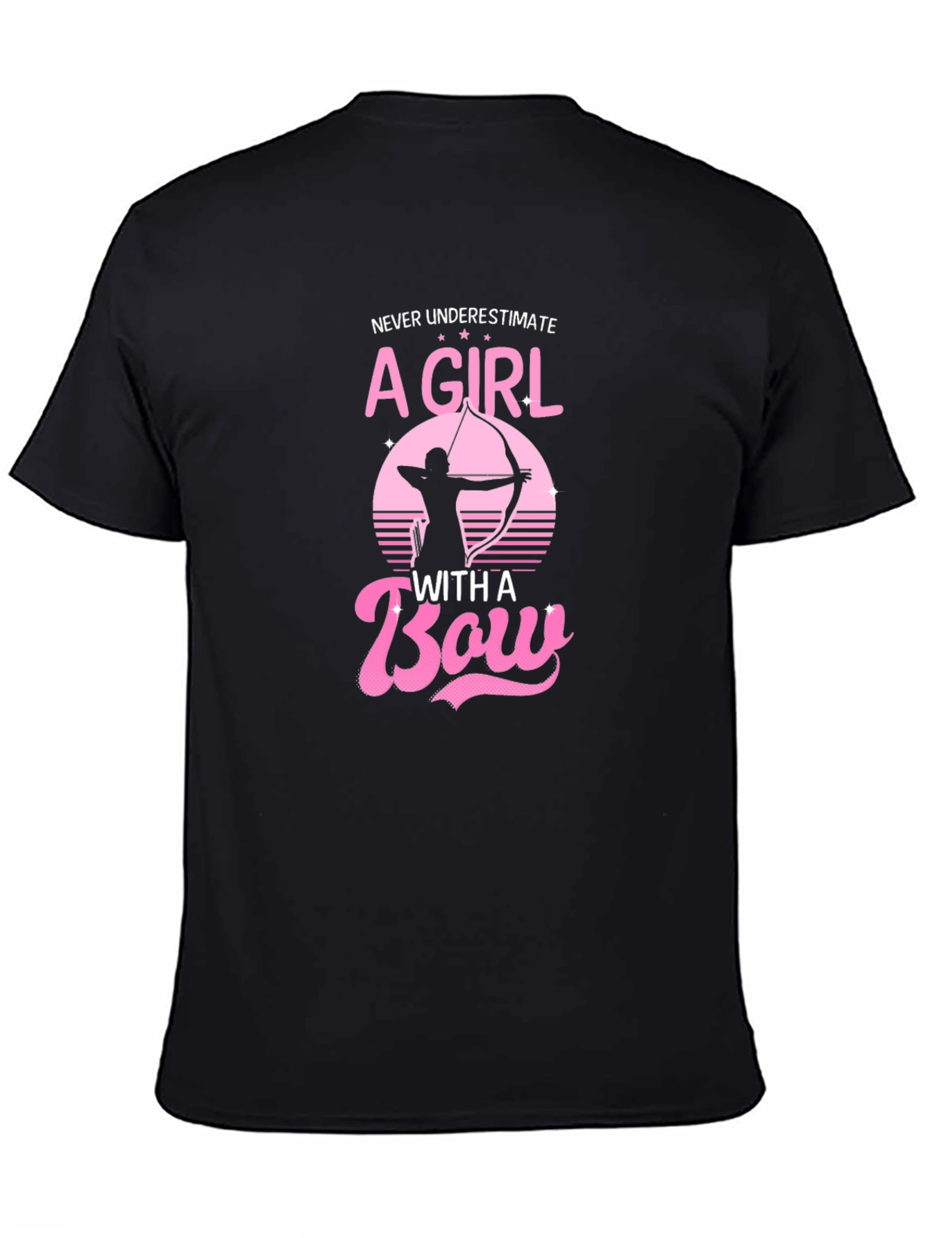 Girl with a Bow T-Shirt - Archery Graphic Tee