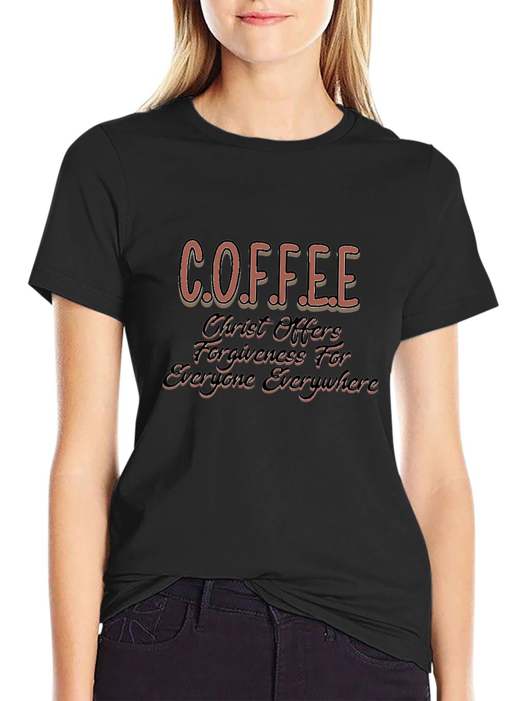 Coffee Christ Offers Forgiveness T-Shirt