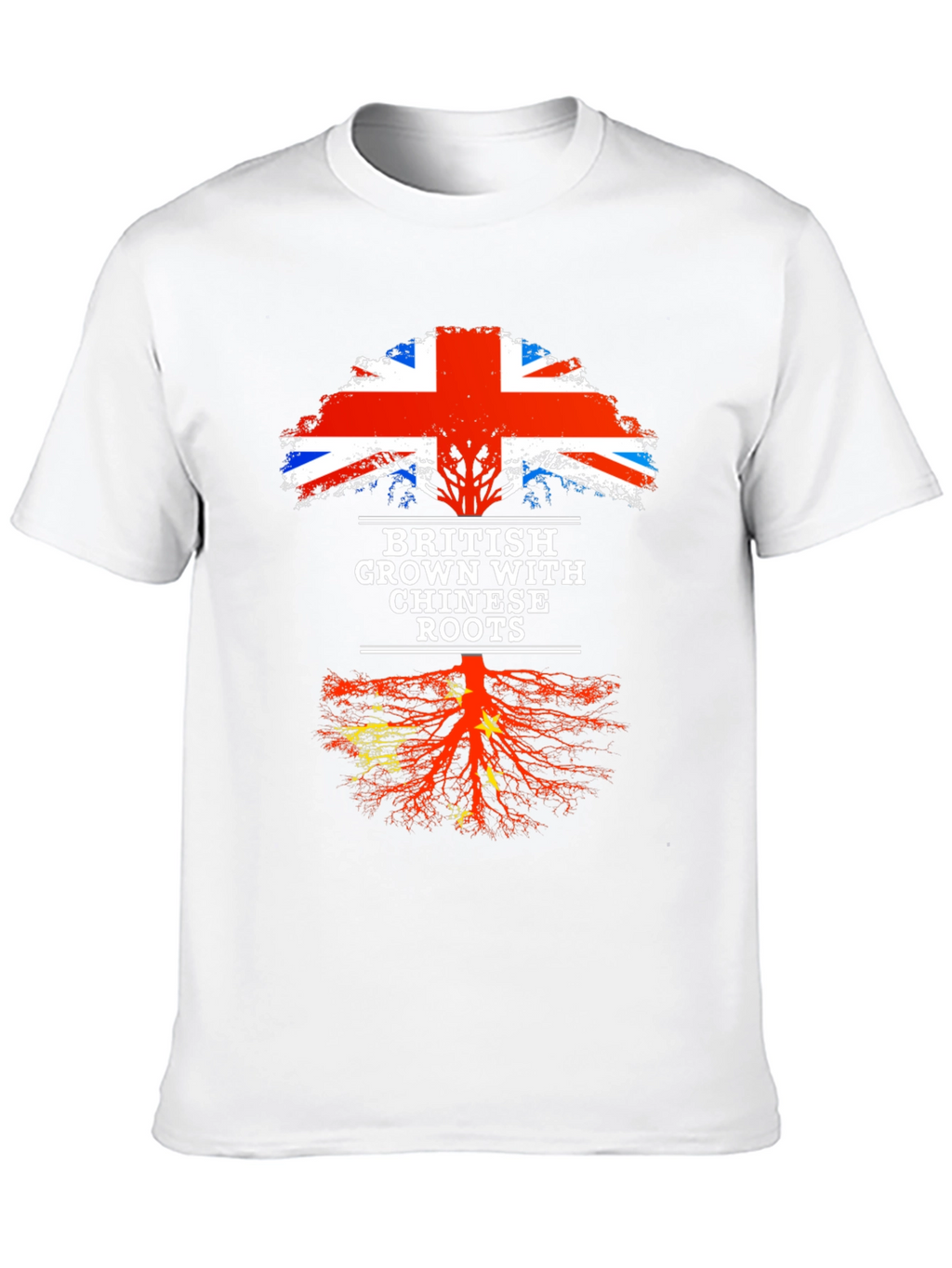British Grown with Chinese Roots T-Shirt