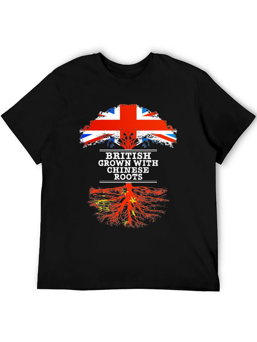 British Grown with Chinese Roots T-Shirt