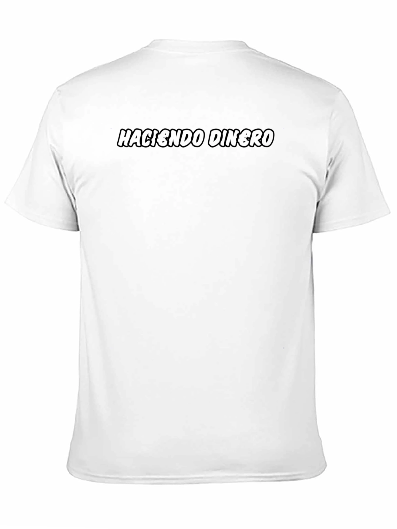 Haciendo Dinero Black T-Shirt Crew Neck Casual Tee