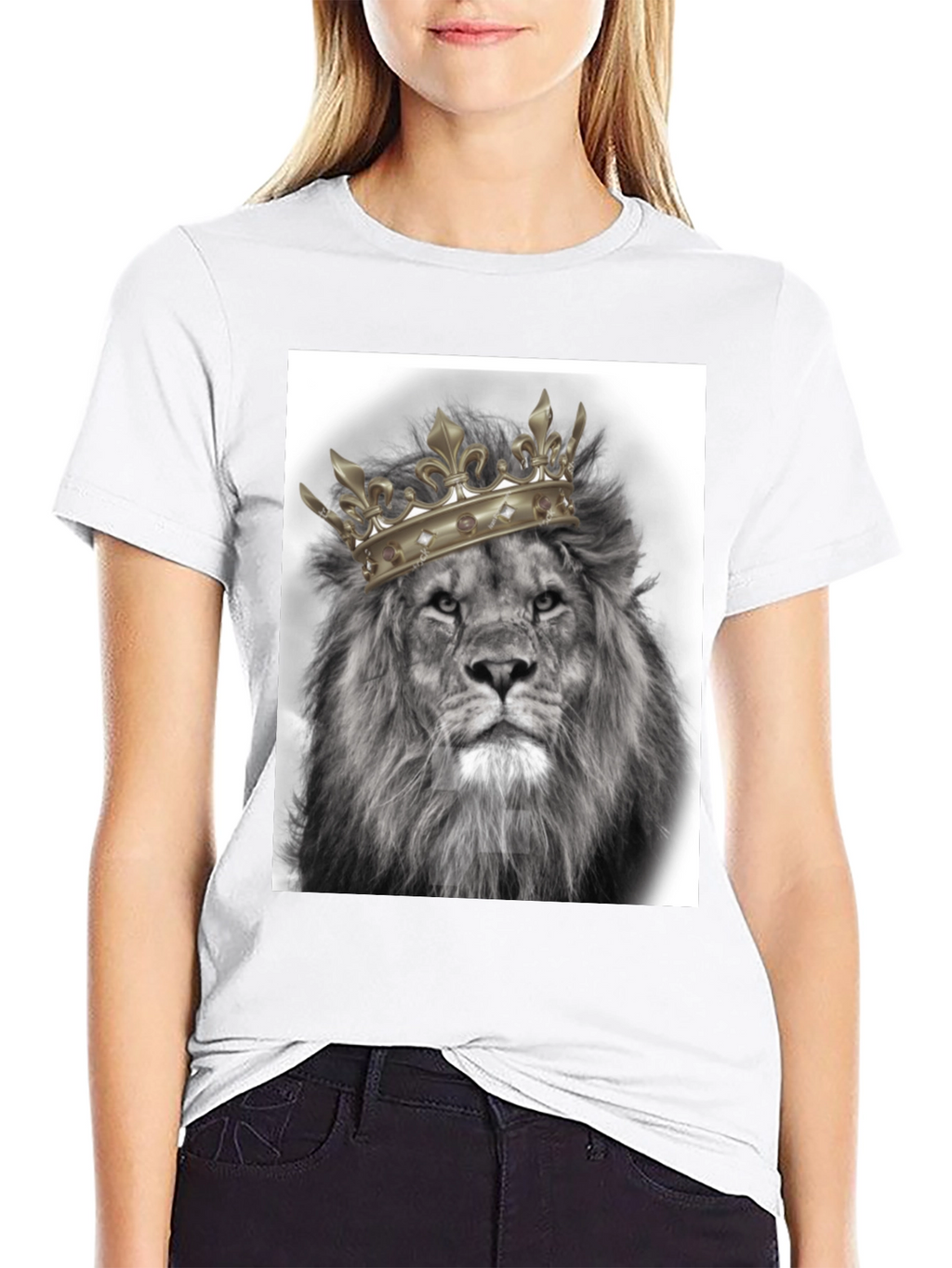 Lion King Graphic Tee - Black Cotton T-Shirt