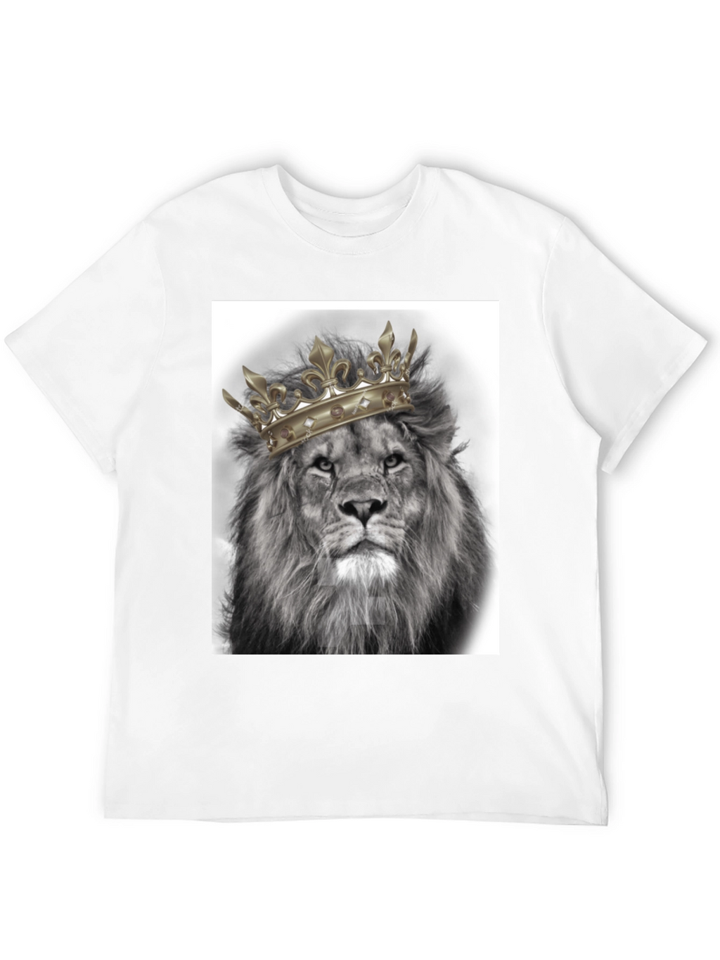 Lion King Graphic Tee - Black Cotton T-Shirt