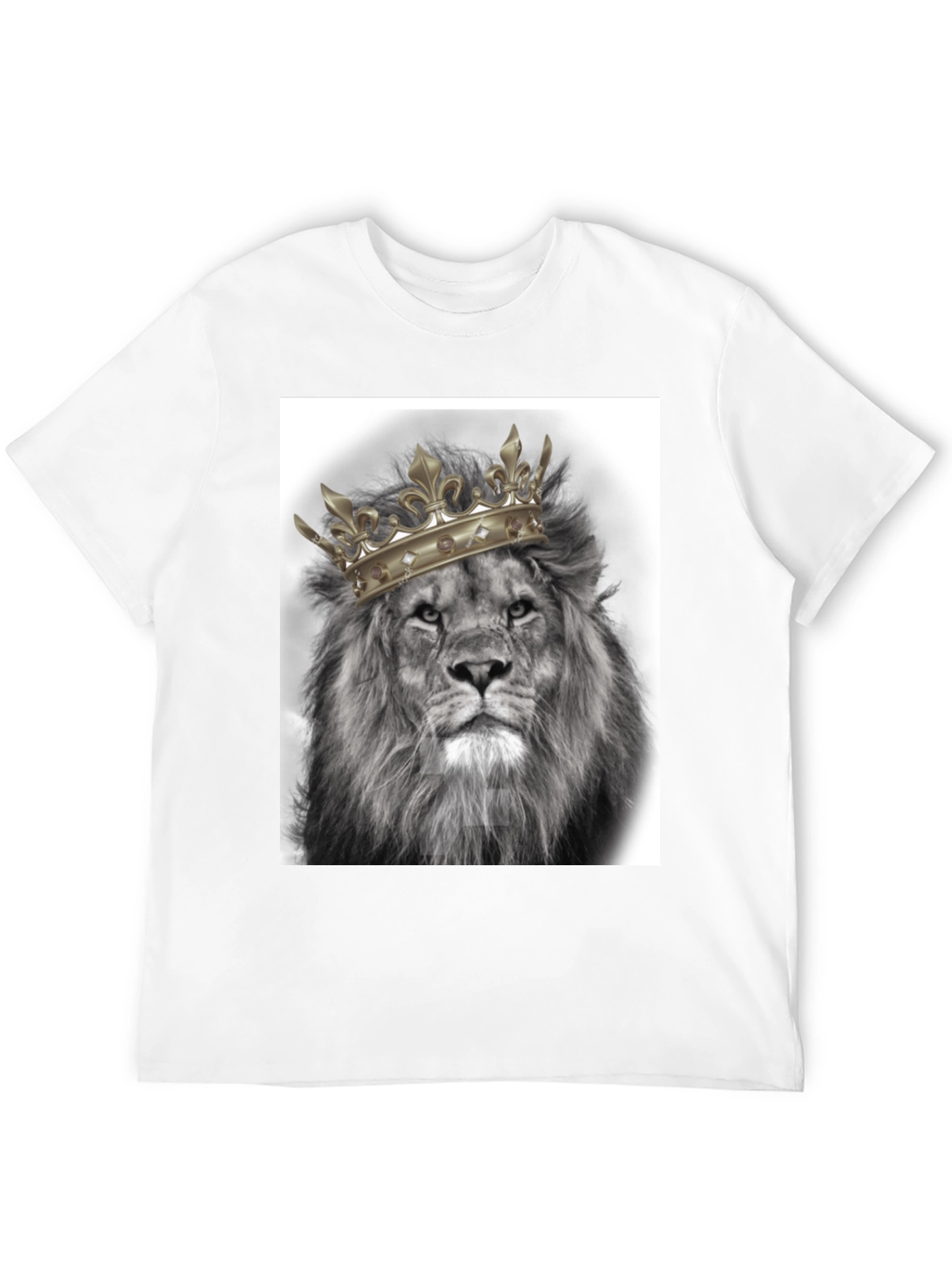 Lion King Graphic Tee - Black Cotton T-Shirt