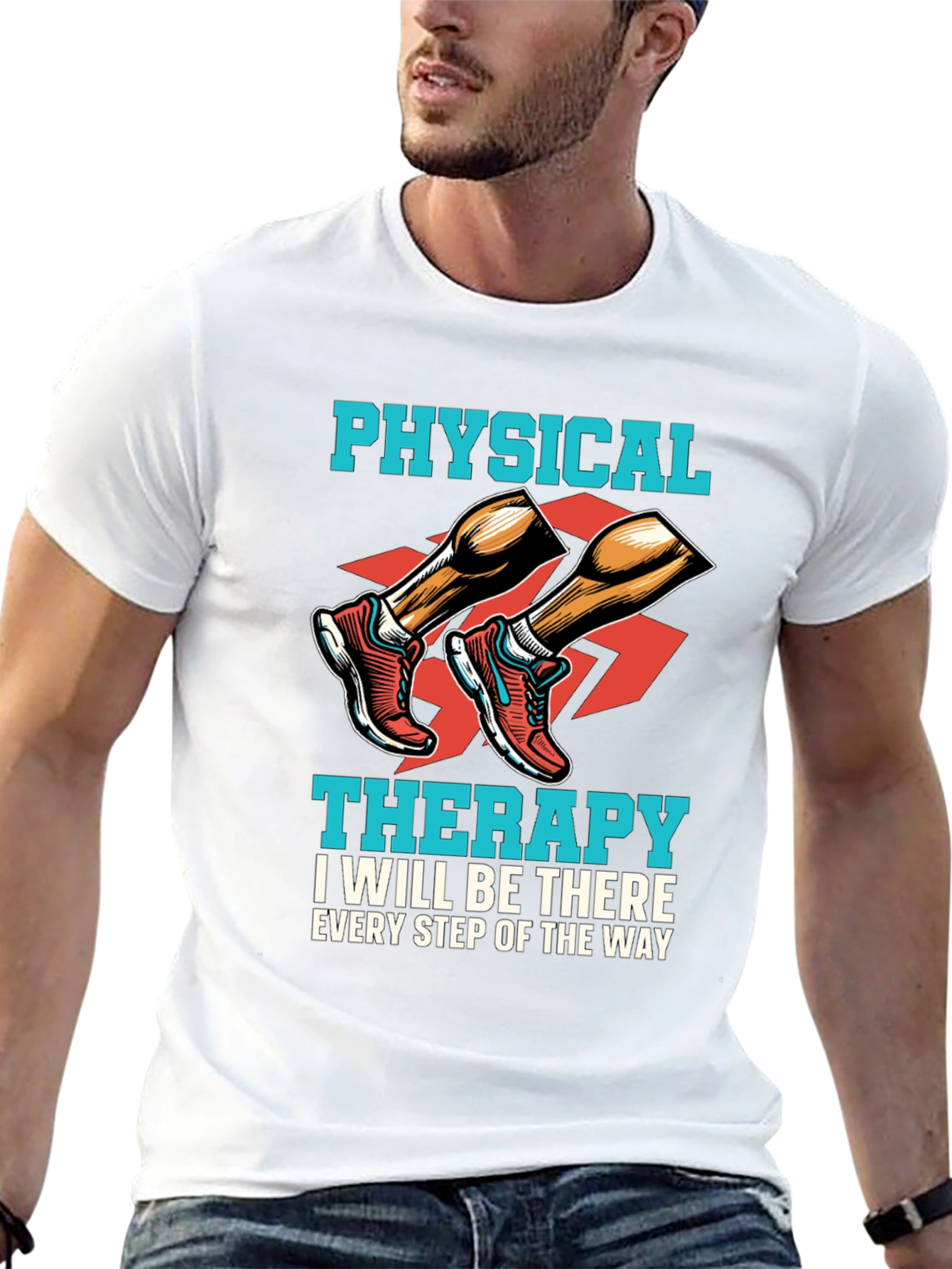 Physical Therapy Shirt: Every Step of the Way Tee