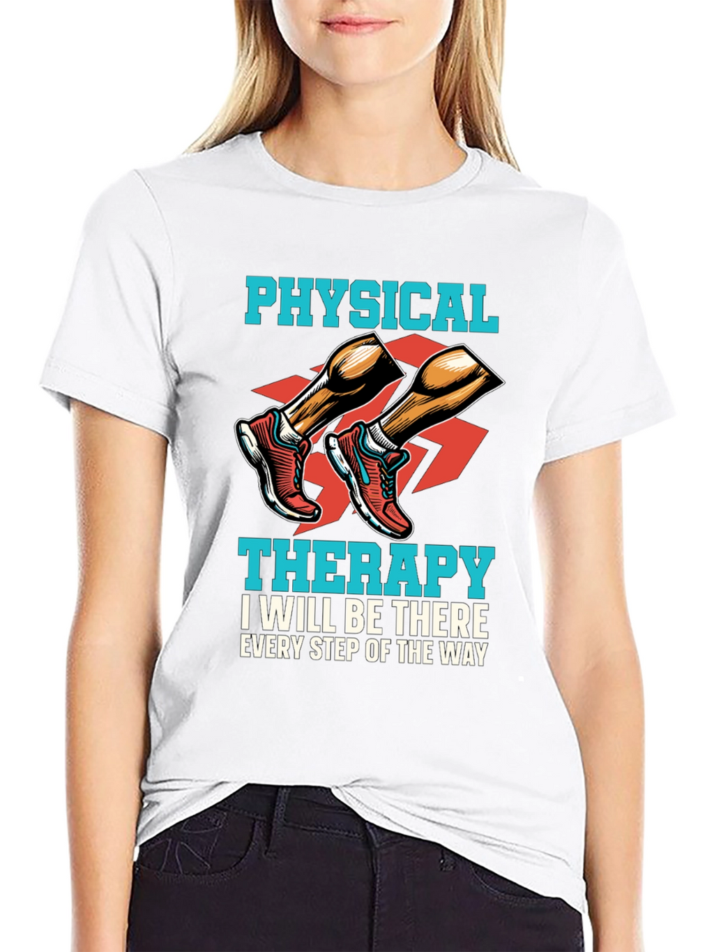 Physical Therapy Shirt: Every Step of the Way Tee