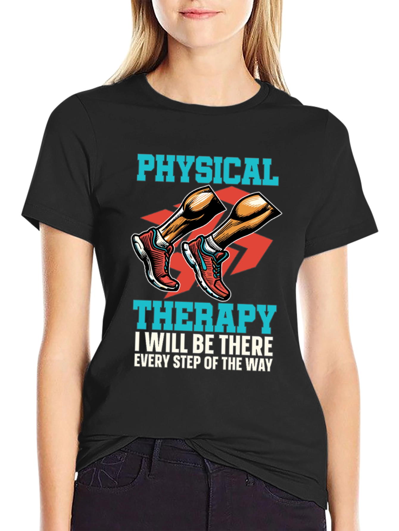 Physical Therapy Shirt: Every Step of the Way Tee
