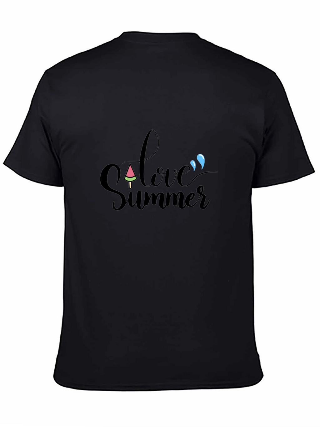 Love Summer Black T-Shirt