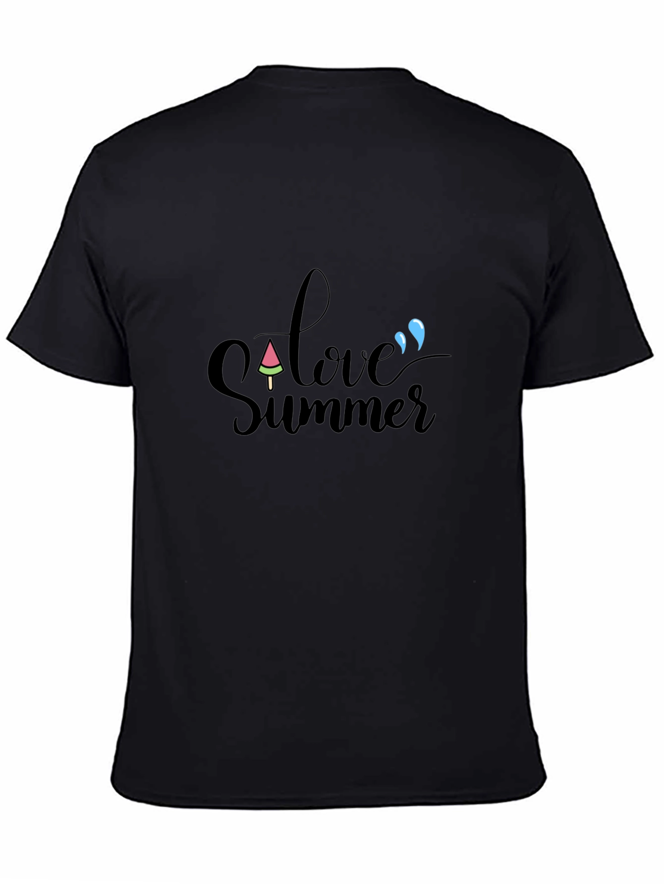 Love Summer Black T-Shirt