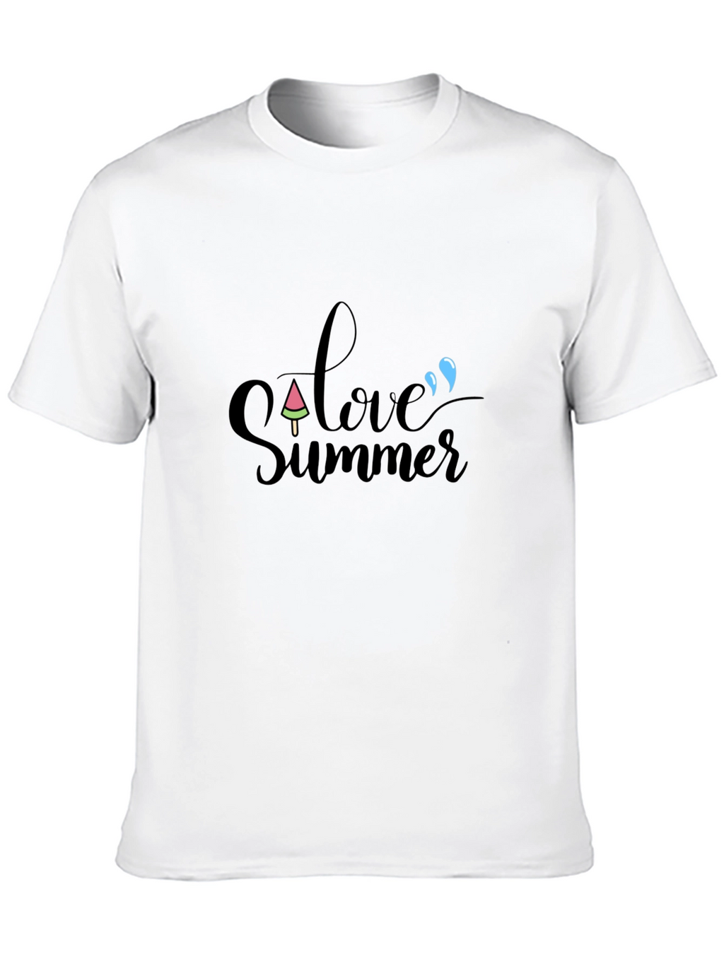 Love Summer Black T-Shirt