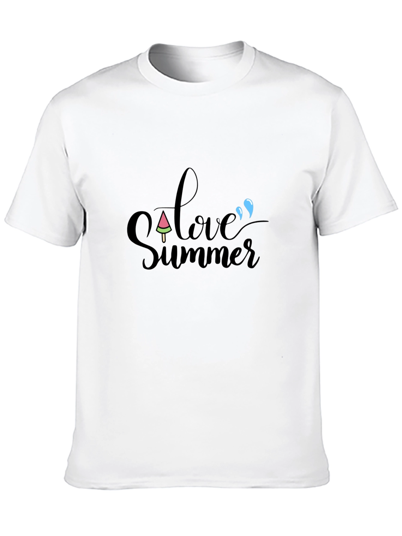 Love Summer Black T-Shirt
