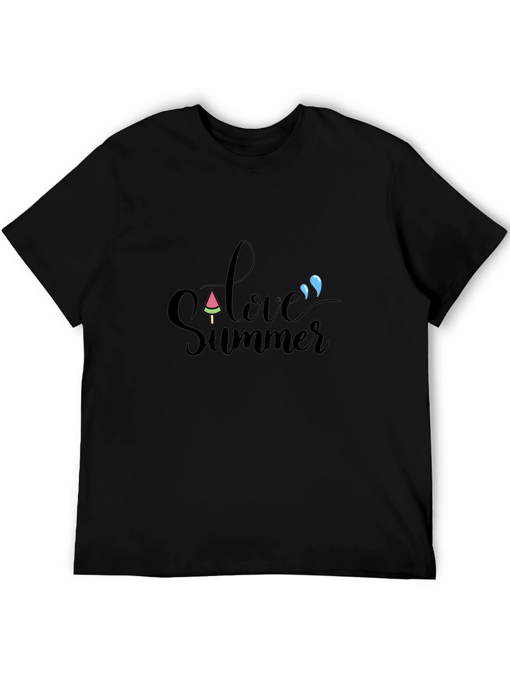 Love Summer Black T-Shirt