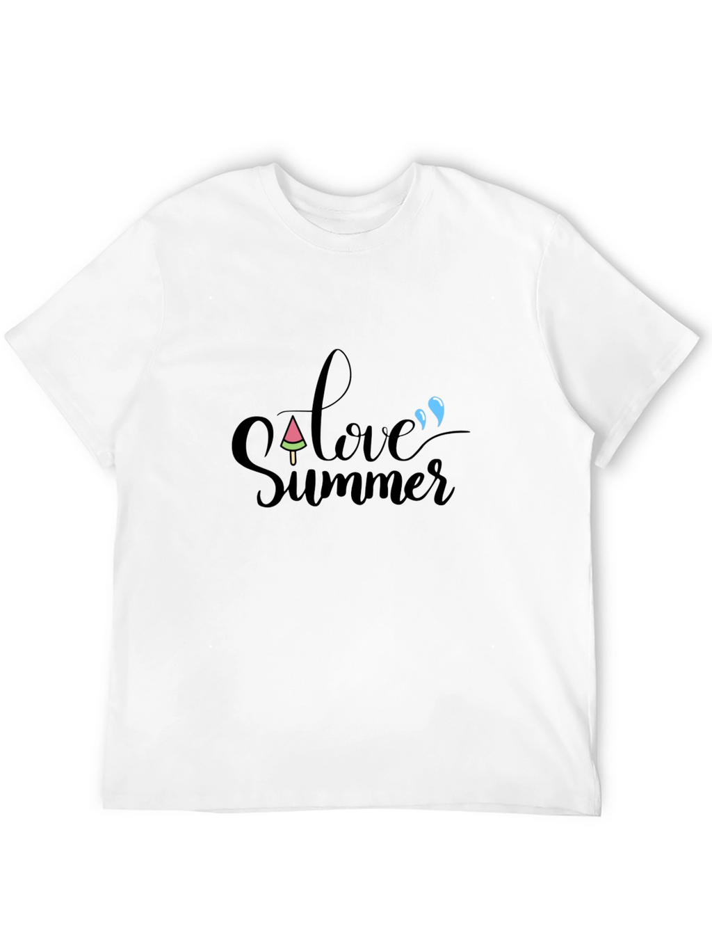 Love Summer Black T-Shirt