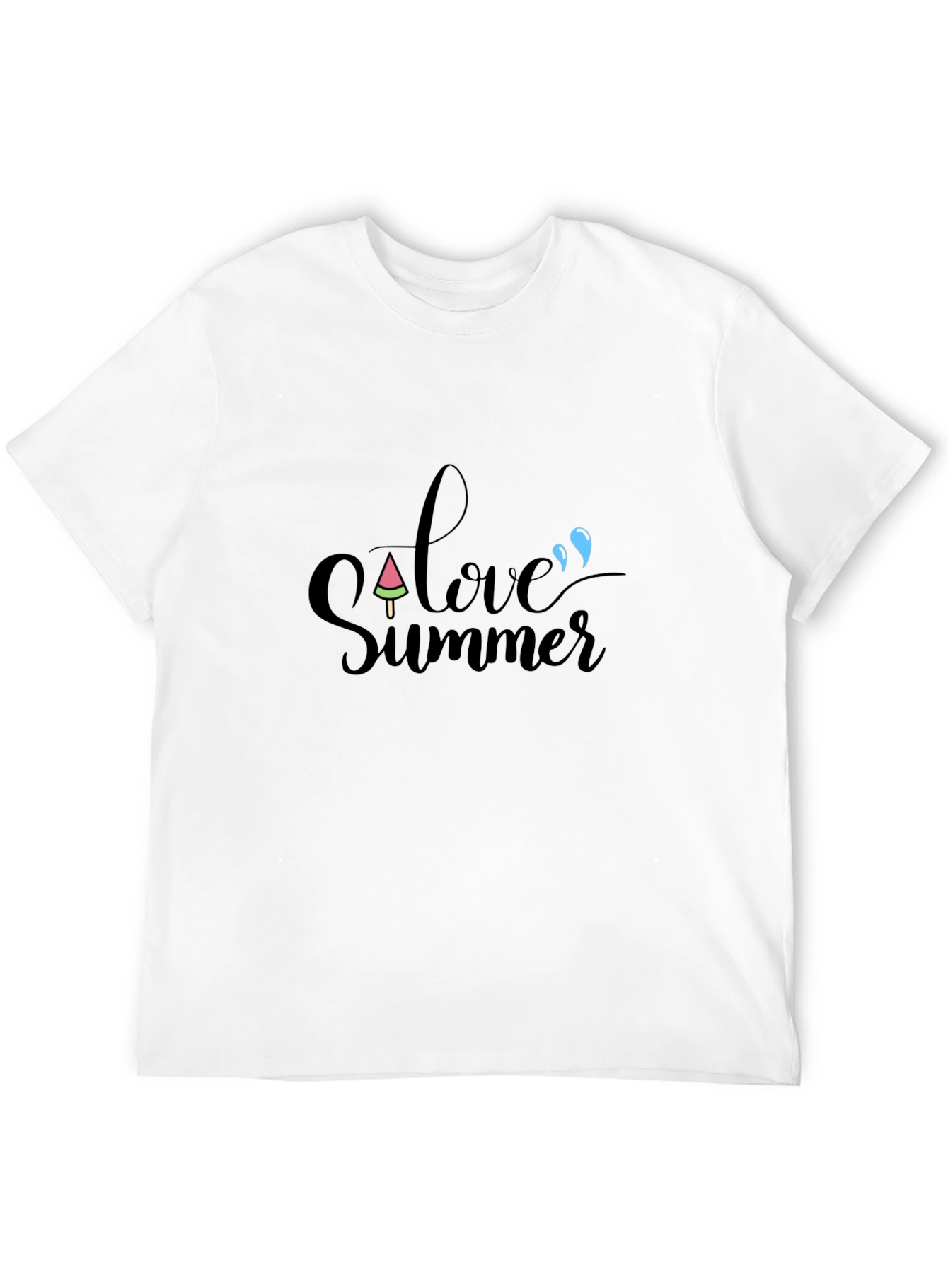 Love Summer Black T-Shirt