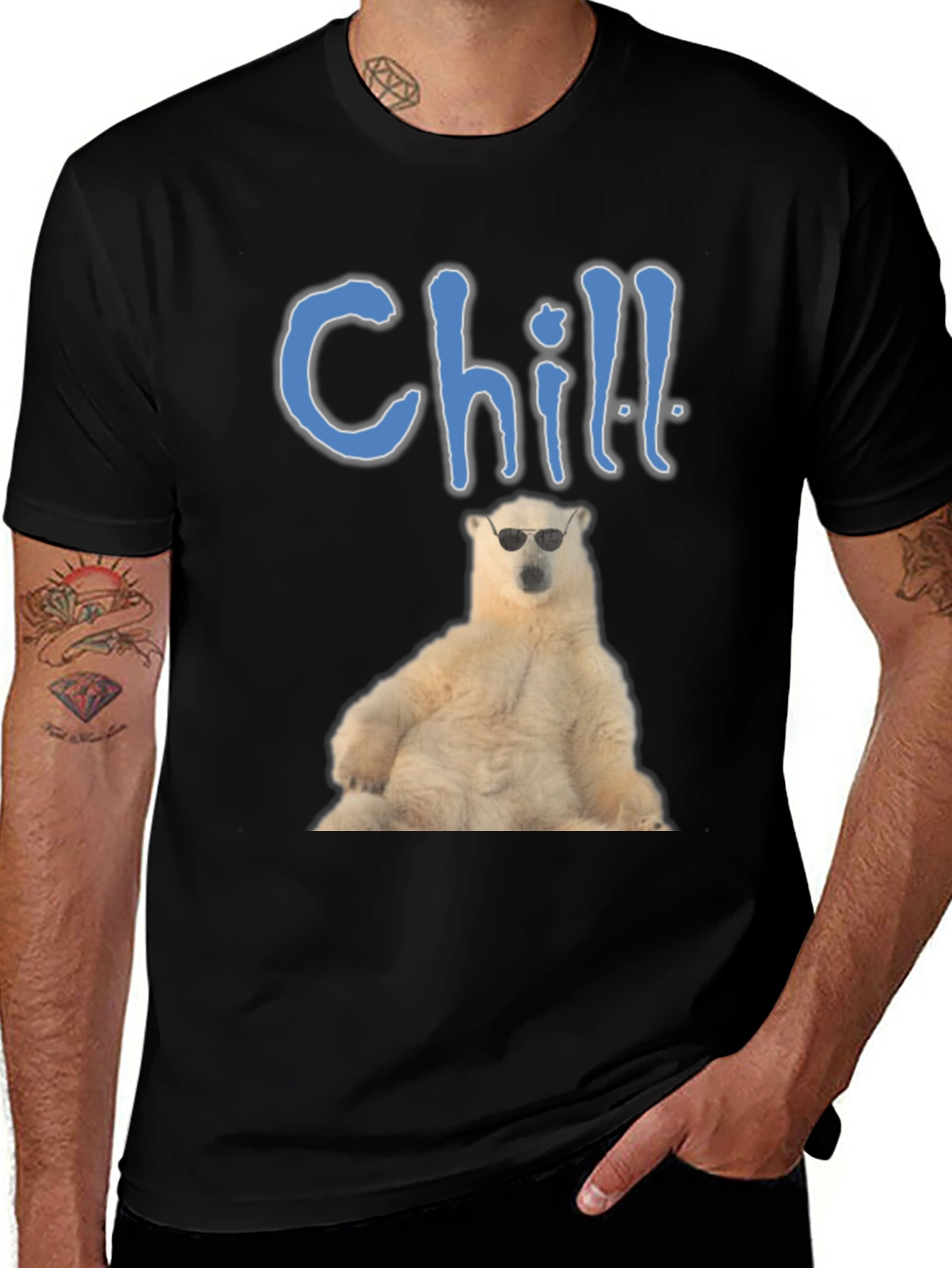Chill Polar Bear Tee - Cool & Casual Graphic T-Shirt