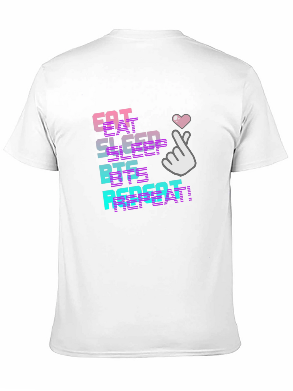 Eat Sleep BTS Repeat Graphic T-Shirt
