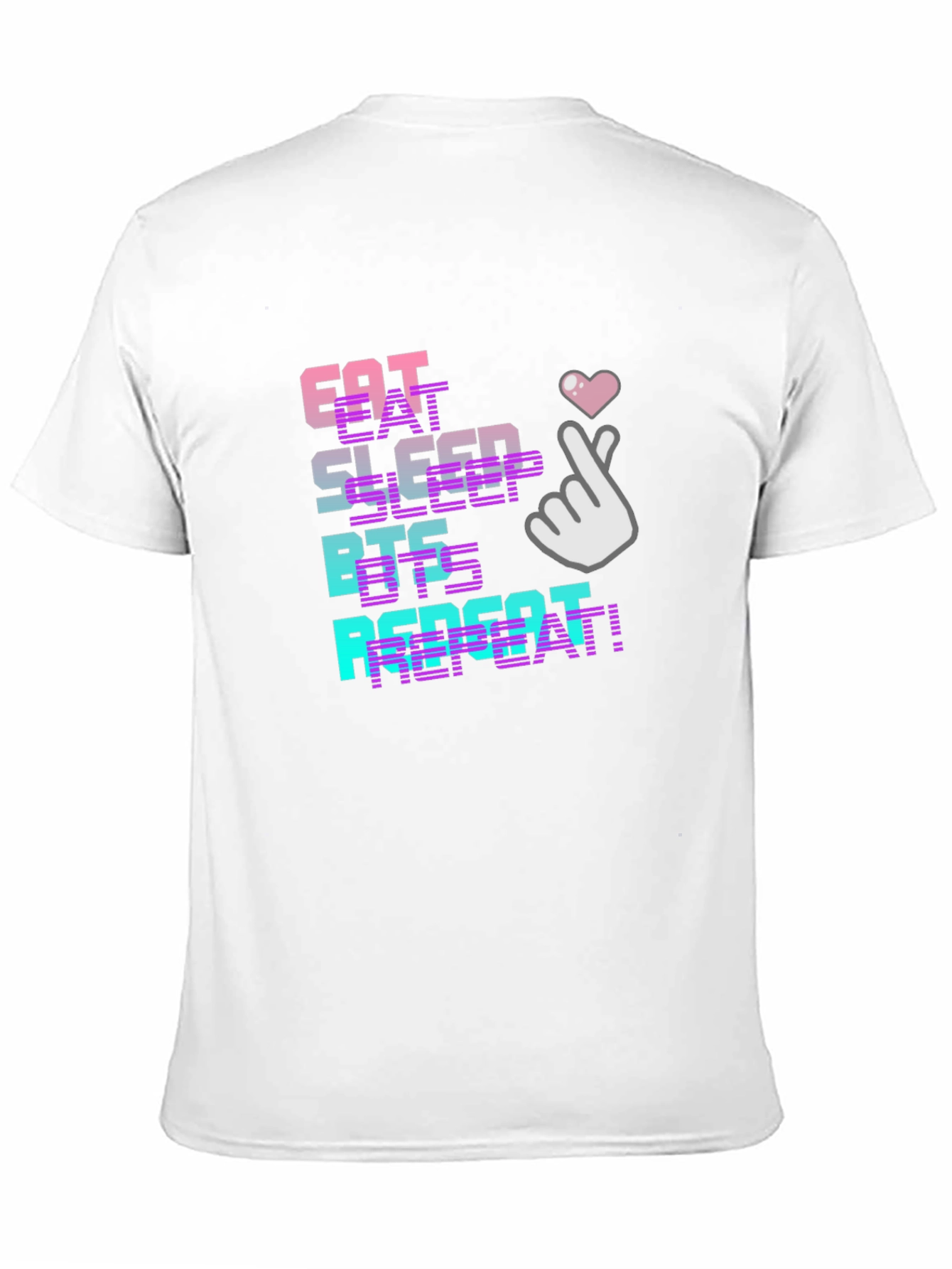 Eat Sleep BTS Repeat Graphic T-Shirt