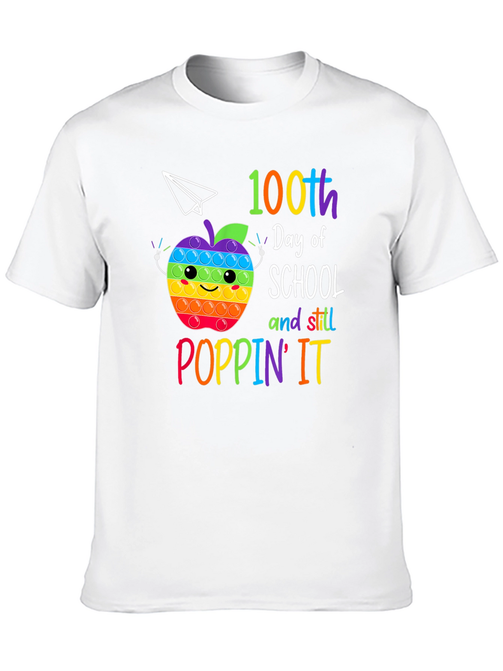 100th Day of School Poppin It T-Shirt