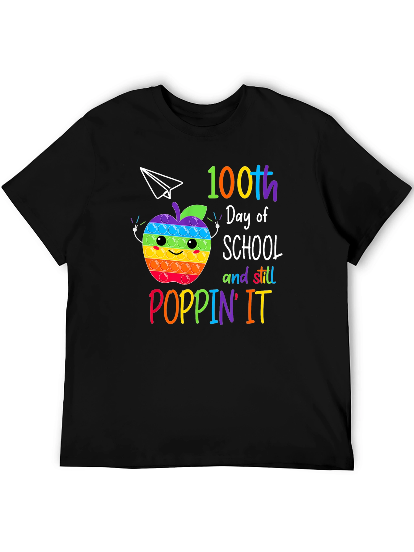 100th Day of School Poppin It T-Shirt