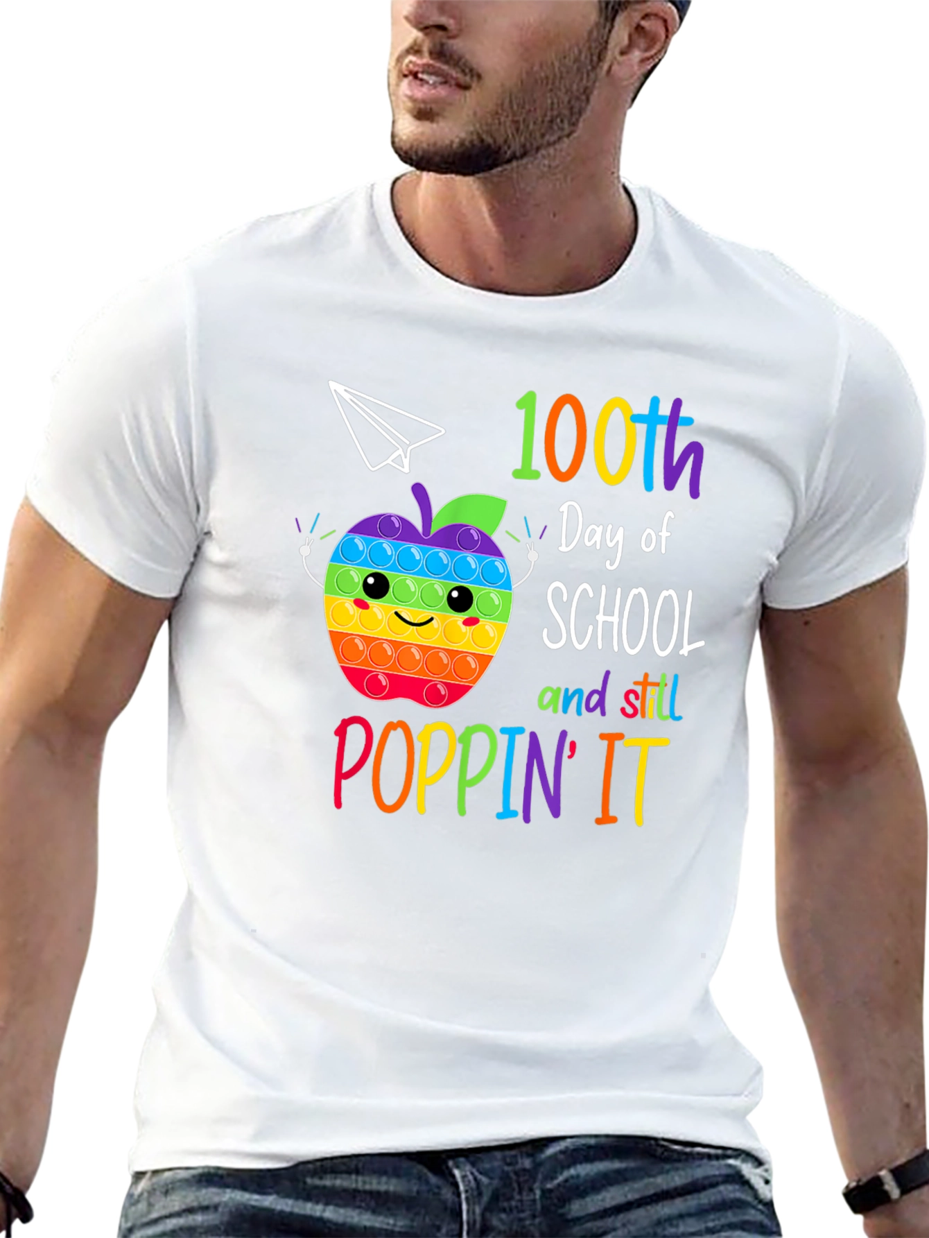 100th Day of School Poppin It T-Shirt