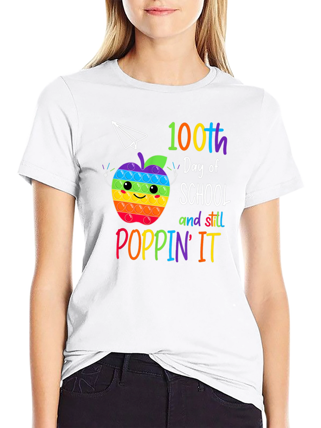 100th Day of School Poppin It T-Shirt