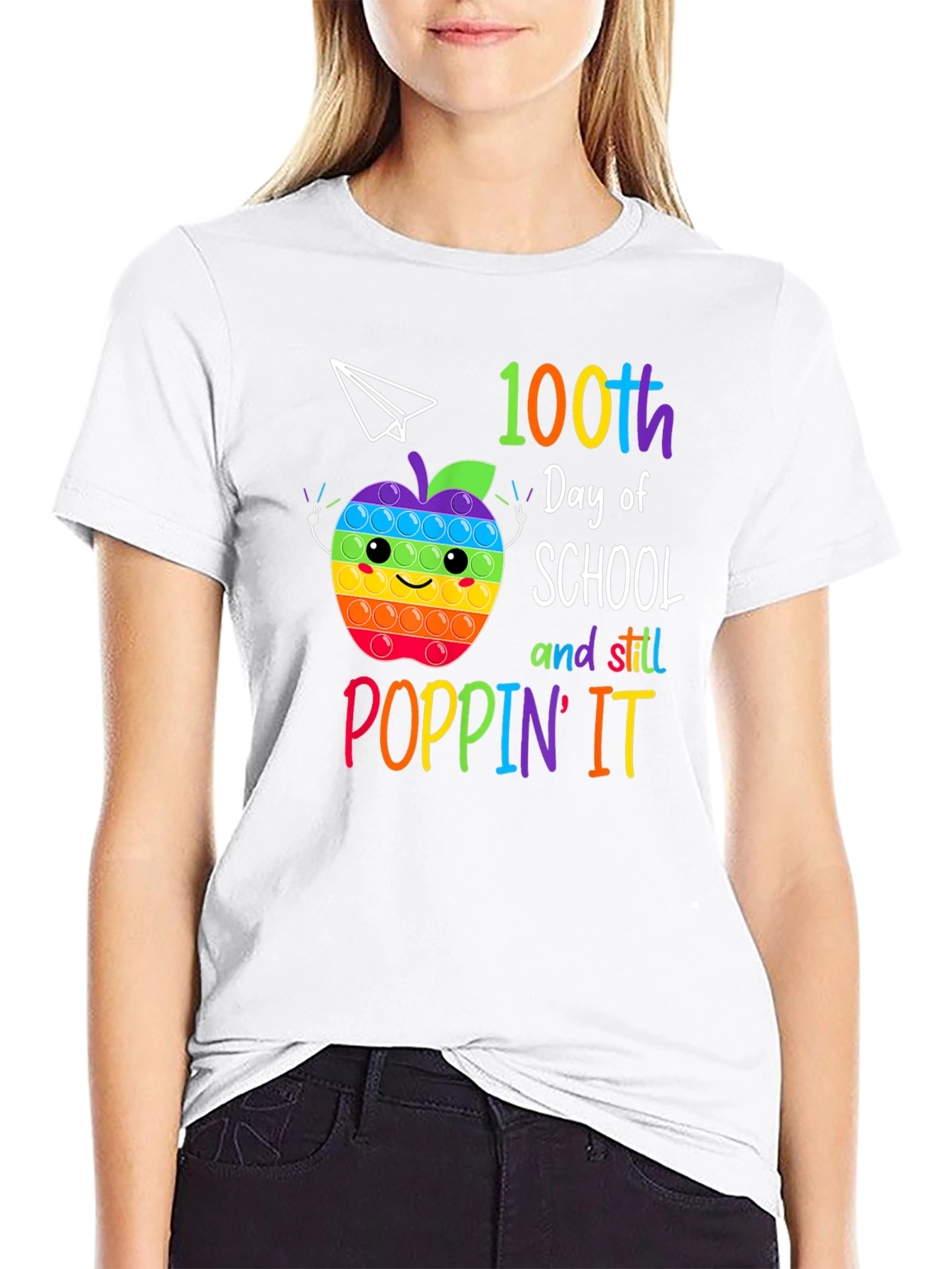100th Day of School Poppin It T-Shirt