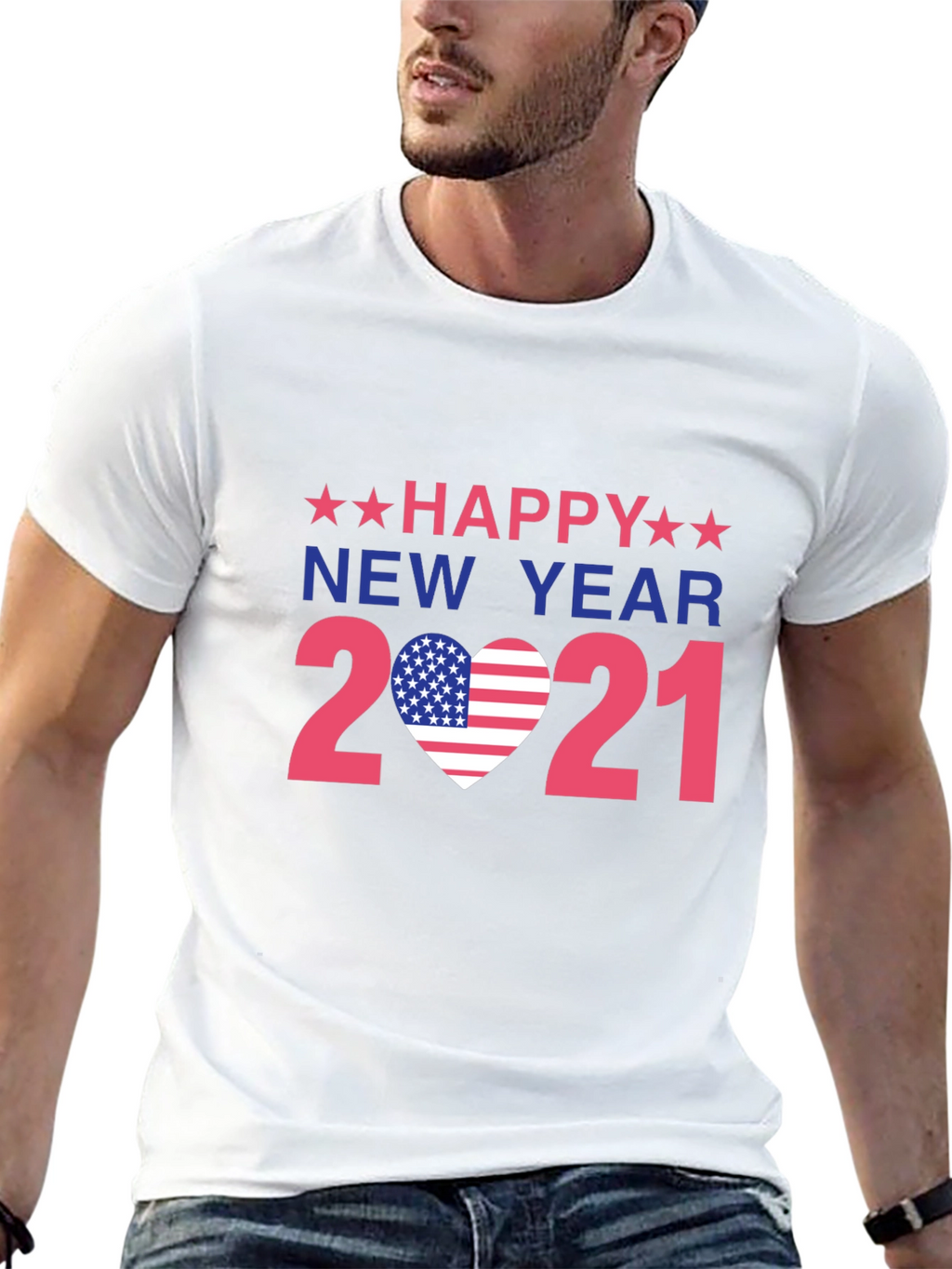 Happy New Year 2021 Patriotic T-Shirt