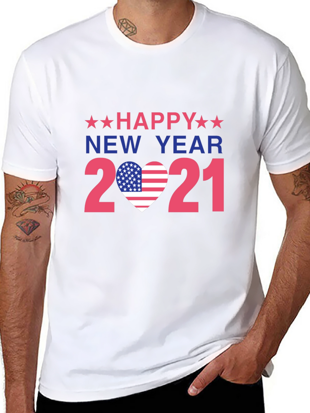 Happy New Year 2021 Patriotic T-Shirt