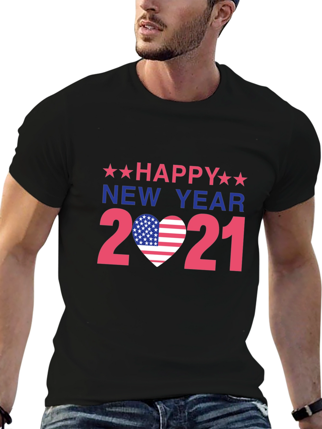 Happy New Year 2021 Patriotic T-Shirt