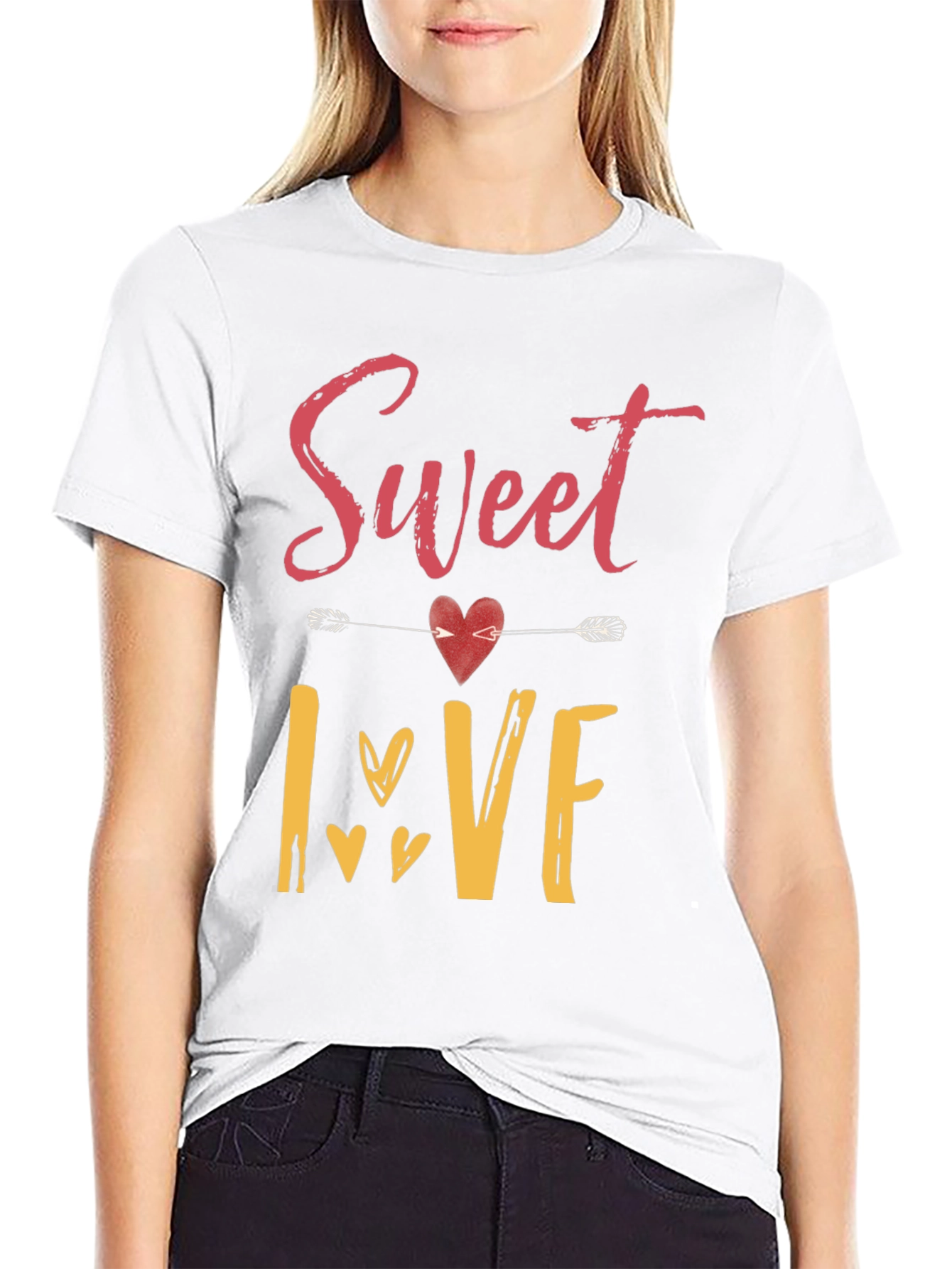 Sweet Love Graphic T-Shirt - Valentines Day