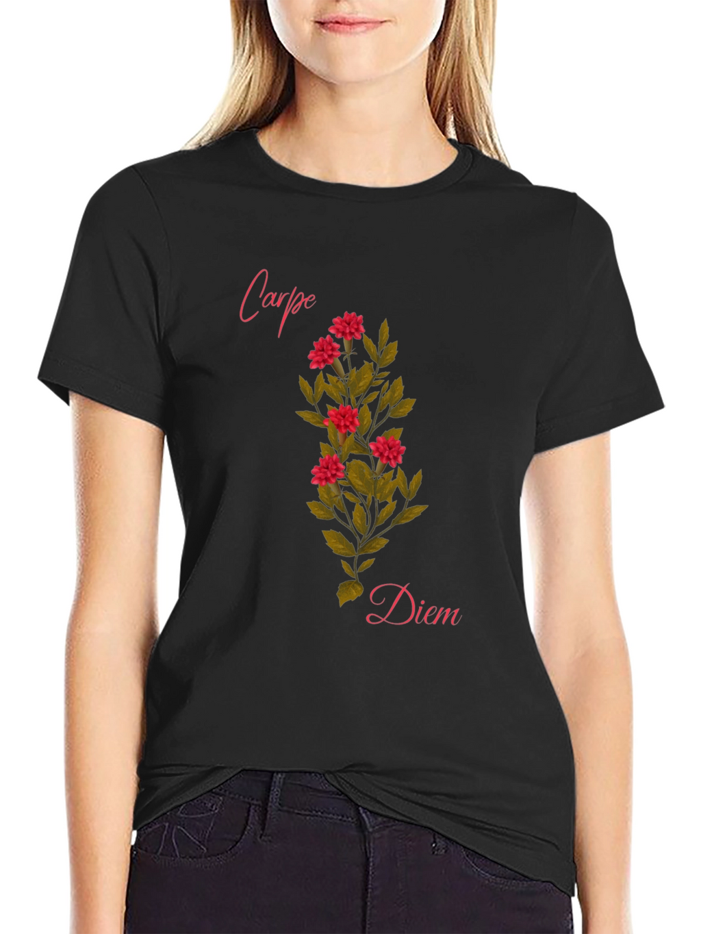 Carpe Diem Floral T-Shirt