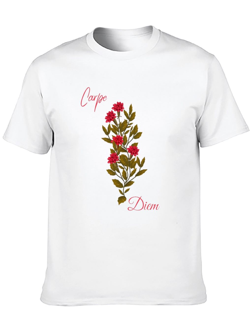 Carpe Diem Floral T-Shirt