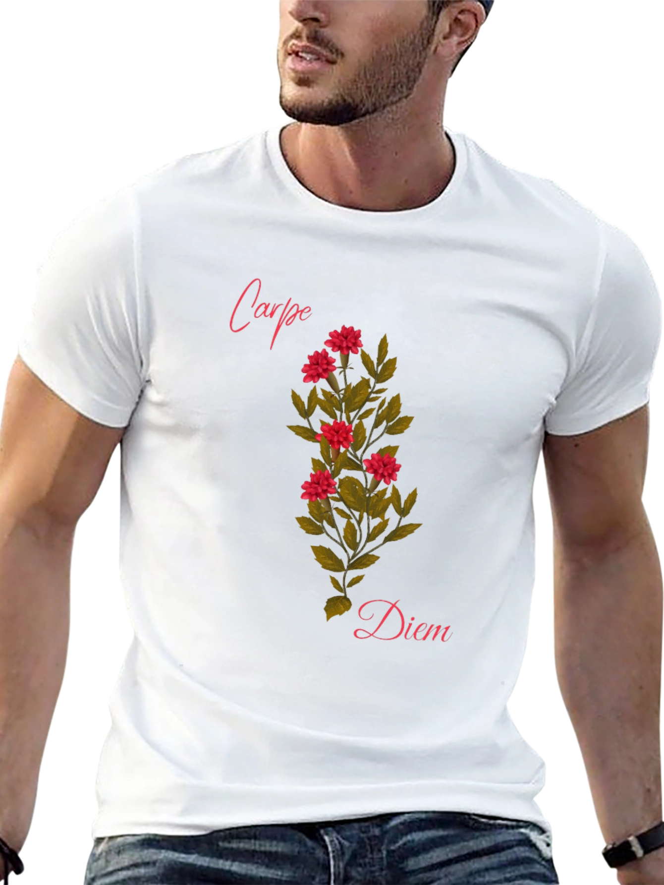 Carpe Diem Floral T-Shirt