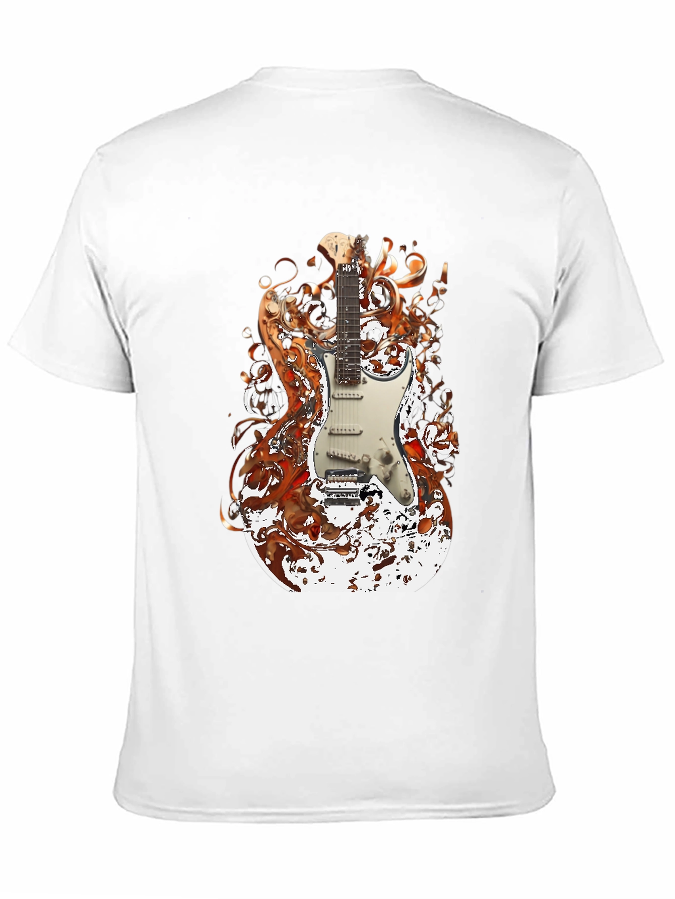Electric Guitar Graphic Tee - Rocker Style