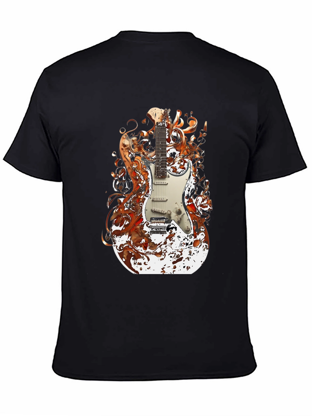 Electric Guitar Graphic Tee - Rocker Style