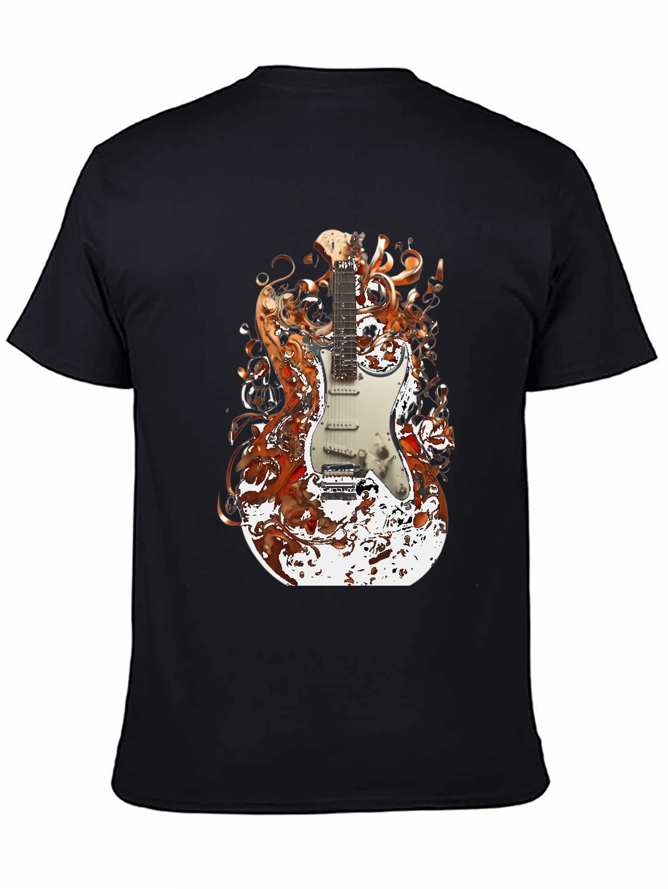 Electric Guitar Graphic Tee - Rocker Style