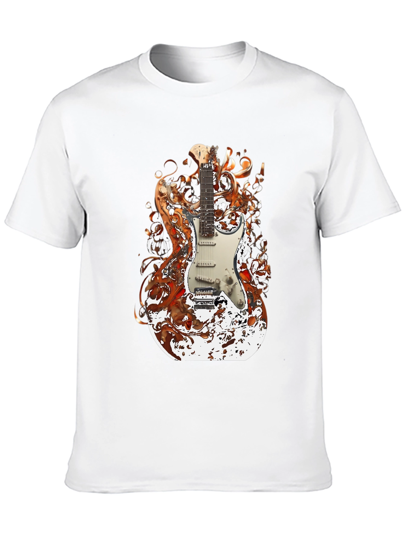Electric Guitar Graphic Tee - Rocker Style