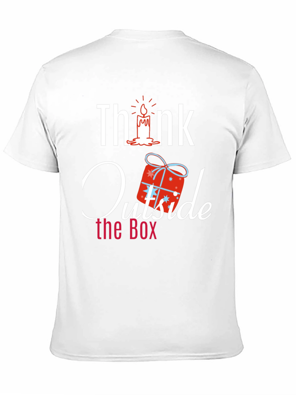 Think Outside the Box Novelty Graphic T-Shirt