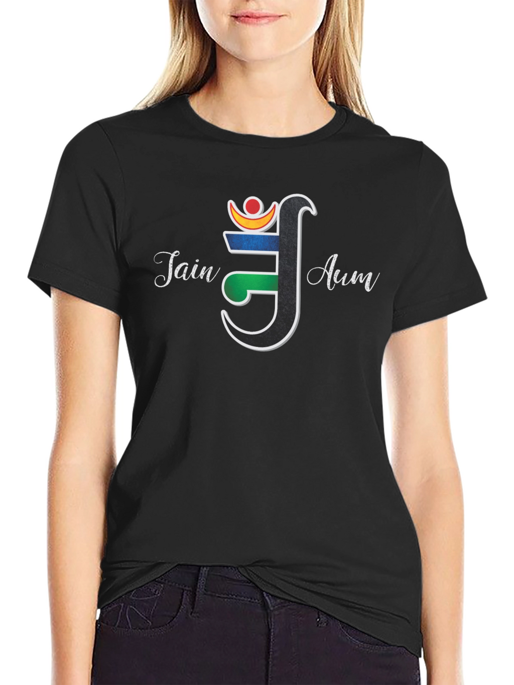 Jain Aum Symbol T-Shirt - Spiritual Graphic Tee